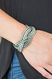 Paparazzi Jewelry Bring on the Bling - Green Urban Bracelet - Pure Elegance by Kym