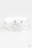 Paparazzi Jewelry Bring on the Bling - White Urban Bracelet - Pure Elegance by Kym