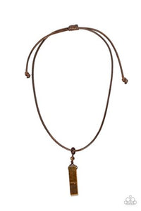 Paparazzi Jewelry Comes Back ZEN-fold - Men's Brown Necklace - Pure Elegance by Kym
