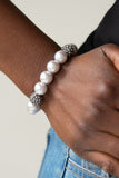 Paparazzi Accessories Cake Walk Silver Bracelet - Pure Elegance by Kym