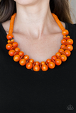 Paparazzi Jewelry Caribbean Cover Girl - Orange Necklace - Pure Elegance by Kym