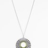 Paparazzi Accessories Chicly Centered Green Necklace - Pure Elegance by Kym