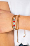 Paparazzi Jewelry Clear A Path - Red Bracelet - Pure Elegance by Kym