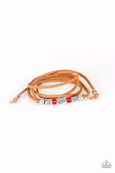Paparazzi Jewelry Clear A Path - Red Bracelet - Pure Elegance by Kym
