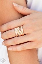 Paparazzi Jewelry Contemporary Convergence - Gold Ring - Pure Elegance by Kym
