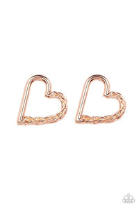 Paparazzi Jewelry Cupid, Who? - Copper Earrings - Pure Elegance by Kym