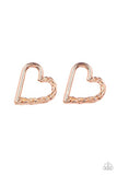 Paparazzi Jewelry Cupid, Who? - Copper Earrings - Pure Elegance by Kym