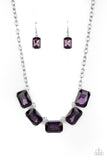 Paparazzi Accessories Deep Freeze Diva - Purple Necklace - Pure Elegance by Kym