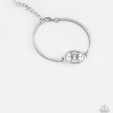 Paparazzi Accessories Definitely Dashing Silver Bracelet - Pure Elegance by Kym