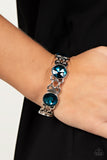 Paparazzi Jewelry Devoted to Drama - Blue Bracelet - Pure Elegance by Kym