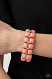 Paparazzi Jewelry Double the Diva-ttitude - Orange Bracelet - Pure Elegance by Kym