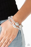 Paparazzi Accessories Downtown Dazzle Silver Bracelet - Pure Elegance by Kym