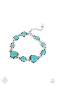 Paparazzi Jewelry Eco-Friendly Fashionista - Blue Bracelet - Pure Elegance by Kym