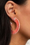 Paparazzi Accessories Everybody Conga! - Orange Earrings - Pure Elegance by Kym