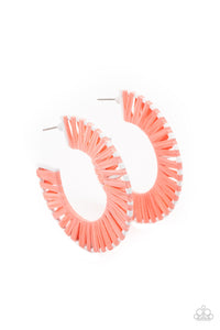 Paparazzi Accessories Everybody Conga! - Orange Earrings - Pure Elegance by Kym