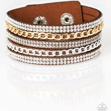 Paparazzi Jewelry Fashion Fiend - Brown Urban  Bracelet - Pure Elegance by Kym