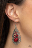 Paparazzi Jewelry Fashion Fix Jan 2021 Glimpses of Malibu - Red -Complete Trend Blend - Pure Elegance by Kym