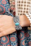 Paparazzi Jewelry Fashion Fix Jan 2022 - Simply Santa Fe - Blue Complete Trend Blend - Pure Elegance by Kym
