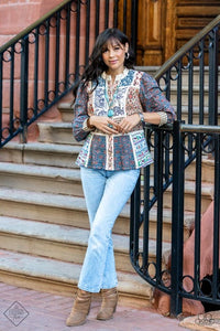 Paparazzi Jewelry Fashion Fix Jan 2022 - Simply Santa Fe - Blue Complete Trend Blend - Pure Elegance by Kym