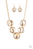 Paparazzi Accessories First Impressions Gold Necklace - Pure Elegance by Kym