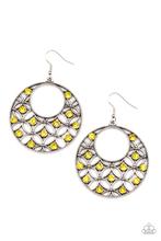 Paparazzi Accessories Garden Garnish - Yellow Earring - Pure Elegance by Kym