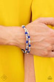 Paparazzi Accessories Ethereally Entangled Blue Bracelet - Pure Elegance by Kym