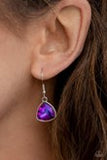 Paparazzi Jewelry Glittering Geometrics - Purple Necklace - Pure Elegance by Kym