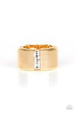 Paparazzi Accessories The Graduate Gold Ring - Pure Elegance by Kym