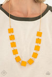 Paparazzi Jewelry Hello Material Girl - Orange Necklace - Pure Elegance by Kym