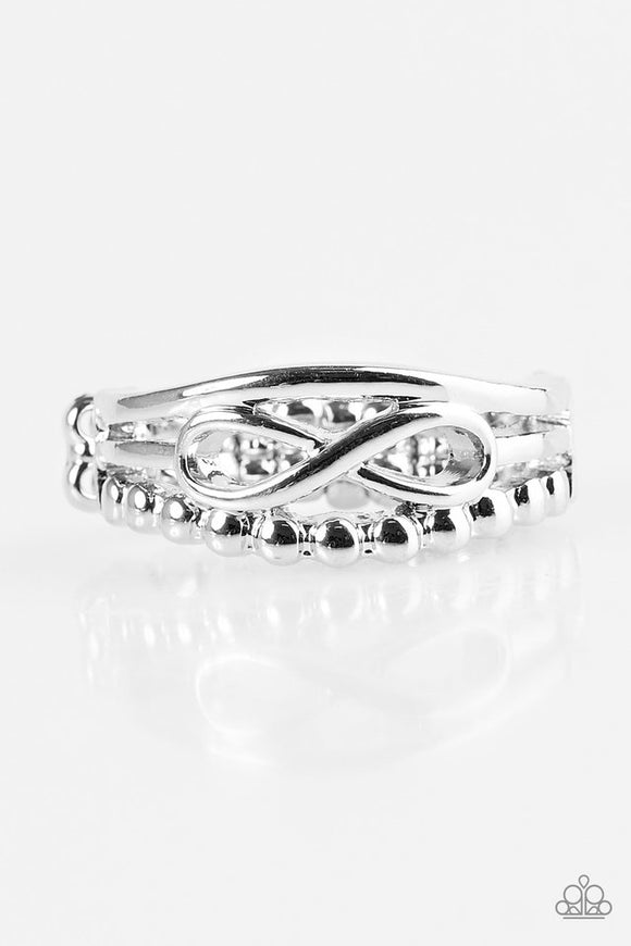 Paparazzi Accessories Infinity YOU-niverse Silver Ring - Pure Elegance by Kym