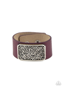 Paparazzi Accessories Interstellar Shimmer - Purple Bracelet - Pure Elegance by Kym