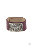 Paparazzi Accessories Interstellar Shimmer - Purple Bracelet - Pure Elegance by Kym