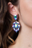 Paparazzi Jewelry Galactic Go-Getter - Multi (Iridescent) Earring - Pure Elegance by Kym