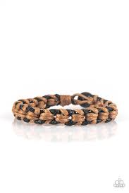 Paparazzi Accessories KNOT Another Word Brown Urban Bracelet - Pure Elegance by Kym