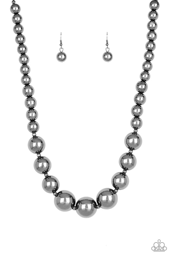 Paparazzi Jewelry Living Up To Reputation – Black Necklace - Pure Elegance by Kym