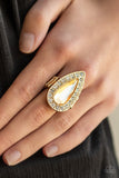 Paparazzi Accessories Majestic Mayhem Gold Ring - Pure Elegance by Kym