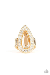 Paparazzi Accessories Majestic Mayhem Gold Ring - Pure Elegance by Kym