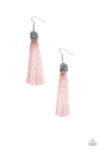 Paparazzi Jewelry Make Room for Plume - Pink Earrings - Pure Elegance by Kym