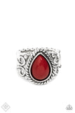 Paparazzi Jewelry Maritime Mirage - Red Ring - Pure Elegance by Kym