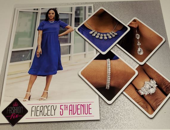 Paparazzi Jewelry Fashion Fix  May 2021 Fiercely 5th Avenue - Complete Trend Blend - Pure Elegance by Kym