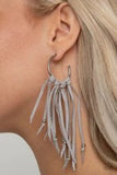 Paparazzi Jewelry No Place Like HOMESPUN - Silver Earrings - Pure Elegance by Kym