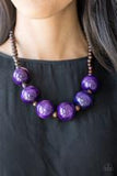 Paparazzi Accessories Oh My Miami - Purple Necklace - Pure Elegance by Kym