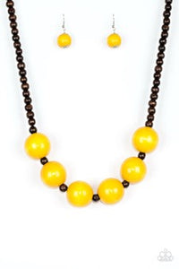 Paparazzi Jewelry Oh My Miami - Yellow Necklace - Pure Elegance by Kym