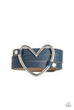 Paparazzi Jewelry One Love, One Heart - Blue Urban Bracelet - Pure Elegance by Kym