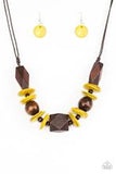 Paparazzi Jewelry Pacific Paradise - Yellow Necklace - Pure Elegance by Kym
