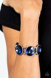 Paparazzi Jewelry Powerhouse Hustle - Blue Bracelet - Pure Elegance by Kym