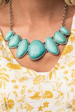 Paparazzi Accessories Primitive Blue Necklace - Pure Elegance by Kym