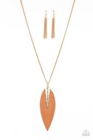 Paparazzi Accessories Quill Quest - Gold Necklace - Pure Elegance by Kym