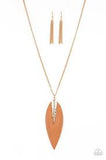 Paparazzi Accessories Quill Quest - Gold Necklace - Pure Elegance by Kym
