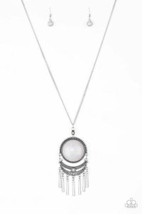Paparazzi Jewelry Rural Rustler - White Necklace - Pure Elegance by Kym